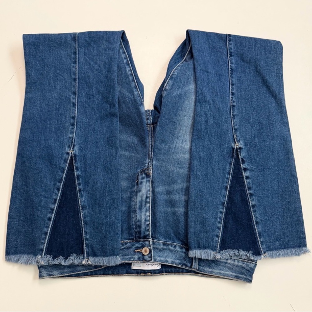Kancan Jeans Estilo Patchwork Flare Back Raw Hems… - image 10